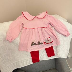 Stitchy Fish 2T Christmas outfit